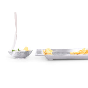 Football Field Chip and Dip Tray and Bowl