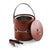 Vagabond House Premium Genuine Leather Bit Lidded Ice Bucket Product Image