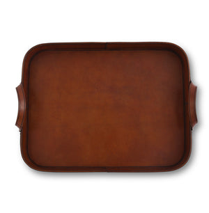 Premium Genuine Leather Bit Serving Tray – Perfect for Entertaining