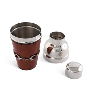 Premium Genuine Leather Equestrian Bit Cocktail Shaker