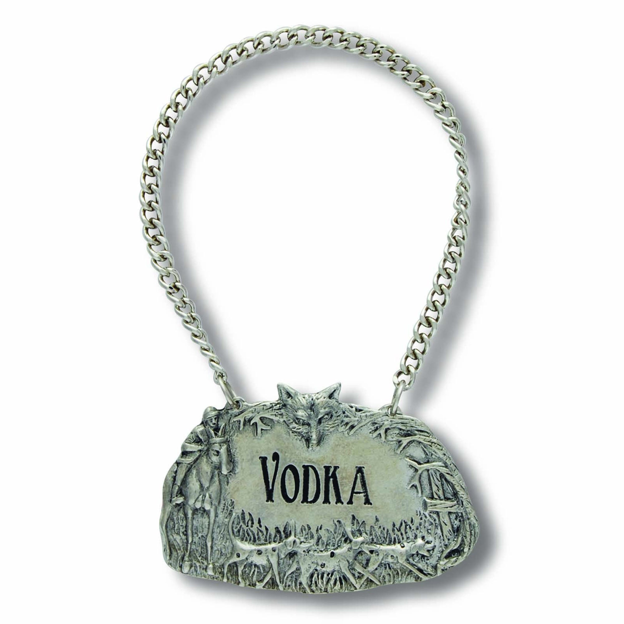 Decanter Tags - Vodka - Hunt Dogs  Vagabond House