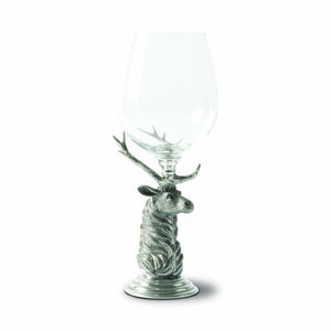 Pewter Elk Stemware