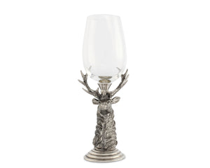 Pewter Elk Stemware