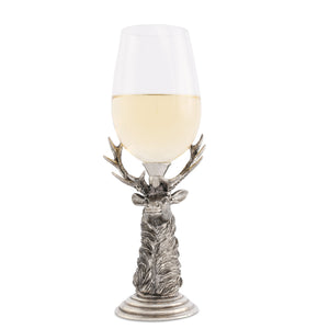 Pewter Elk Stemware