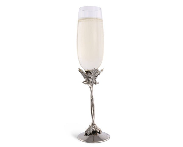 Vagabond House Classic Pewter Stem Champagne Flute – Galena River